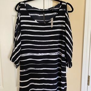 Express stripped dress